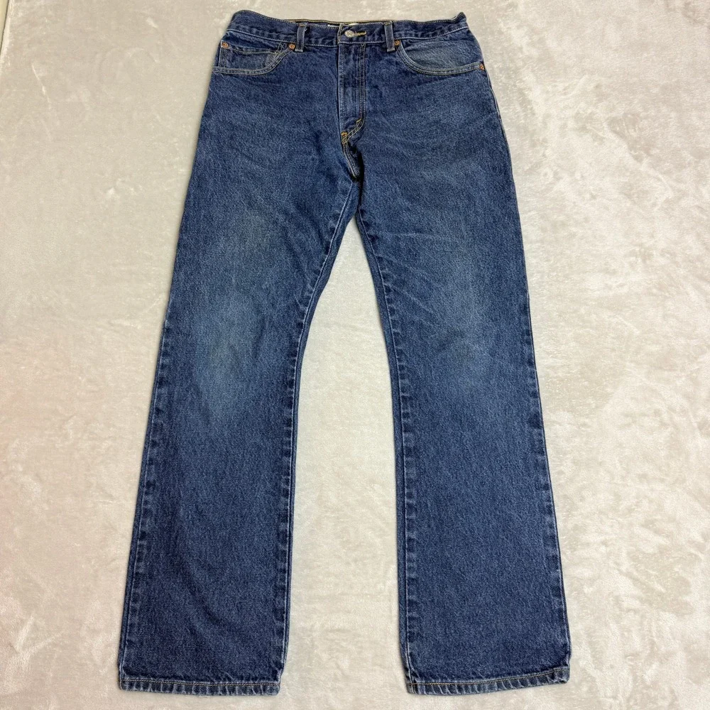 Vintage Levis 517 Bootcut Jeans Mens 32x32 Blue Western Workwear Rodeo Y2K